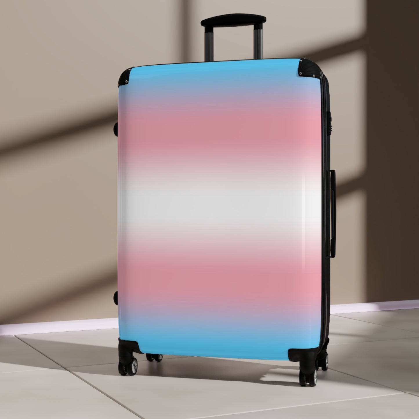 Transgender Pride Hard-Shell Suitcase - Ombre 17432780391363173216_2048