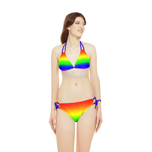 LGBTQ Pride Bikini Swimsuit Set - Royal Blue - Ombre BikiniSetRoyalBlueLGBTQ