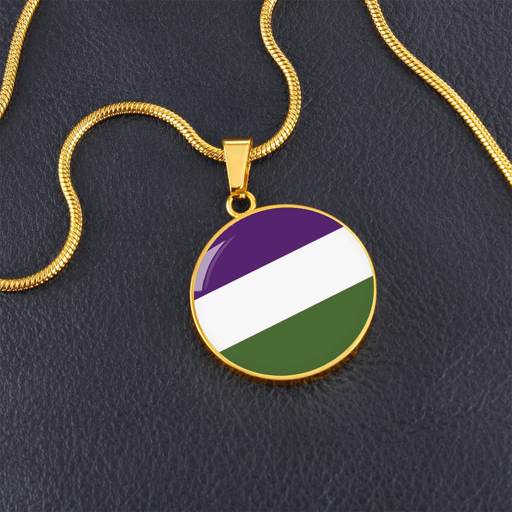 Genderqueer Pride Circle Pendant Necklace Genderqueer-Pride-Circle-Pendant-Necklace-gold