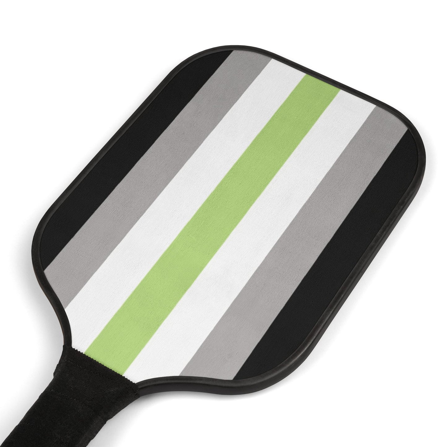 Agender Pride Pickleball Paddle Set with Balls agender-pride-pickleball-paddle-set-with-balls-detail
