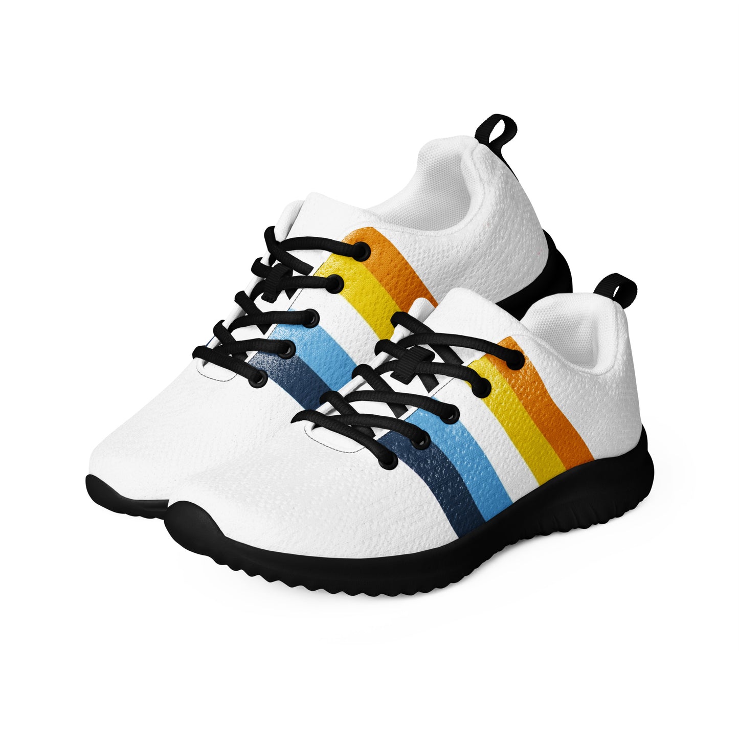 Aroace Pride Flag Men’s Athletic Shoes aroace-pride-flag-mens-athletic-shoes-black-left-front