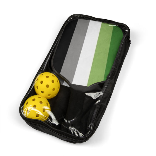 Aromantic Pride Pickleball Paddle Set with Balls 7.5'' × 15.5'' Aromantic aromantic-pride-pickleball-paddle-set-with-balls-package