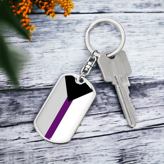 Demisexual Pride Military Dog Tag Keychain asset_1012_transformation_17939_2600363a-ae31-4c0a-9d6a-fc4cde4ae549