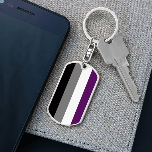 Asexual Ace Pride Military Dog Tag Keychain asset_1012_transformation_2862_5143474f-e4e9-4253-9df3-8080682e16bd