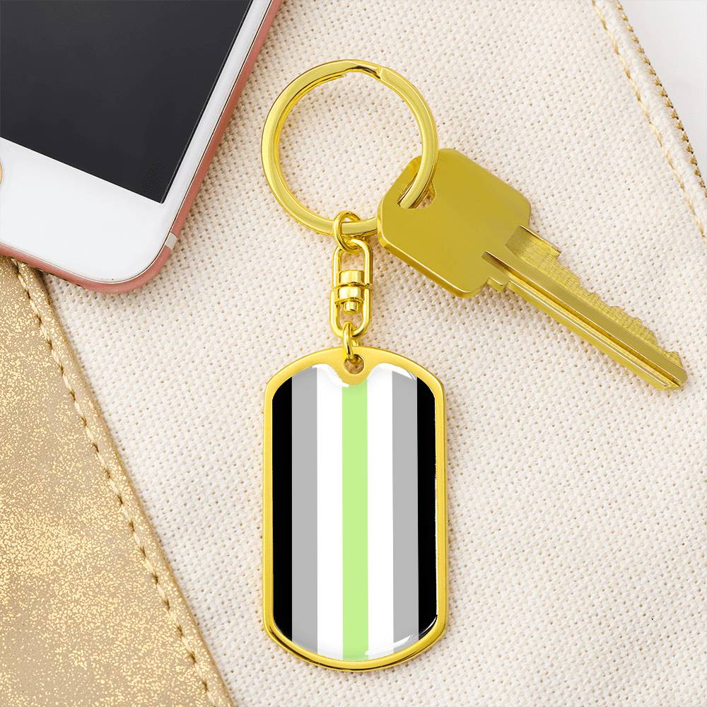 Agender Pride Military Dog Tag Keychain asset_1014_transformation_2872_d15b8597-86b6-432a-a089-3835f7ff9972