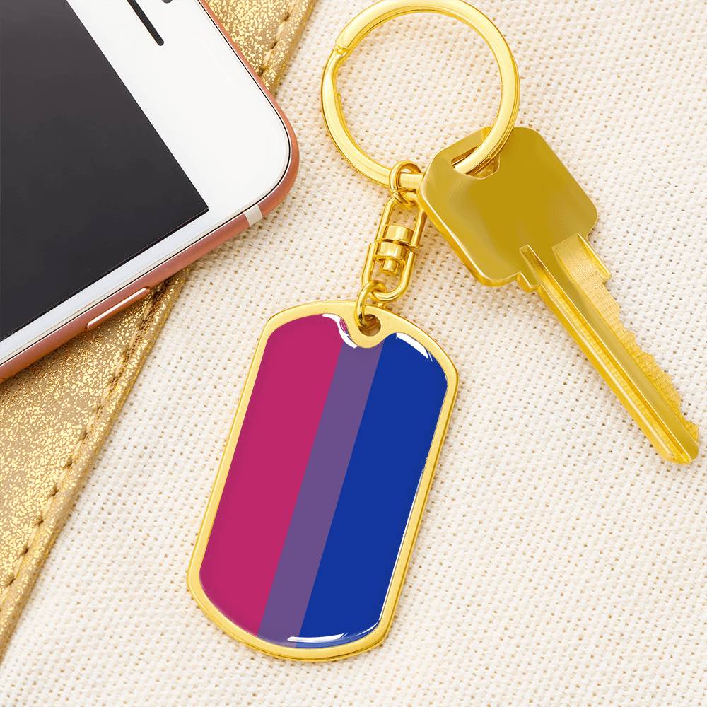 Bisexual Bi Pride Military Dog Tag Keychain asset_1014_transformation_2873_f0674e33-8b69-48dc-8c83-5977e487b30e Jewelry