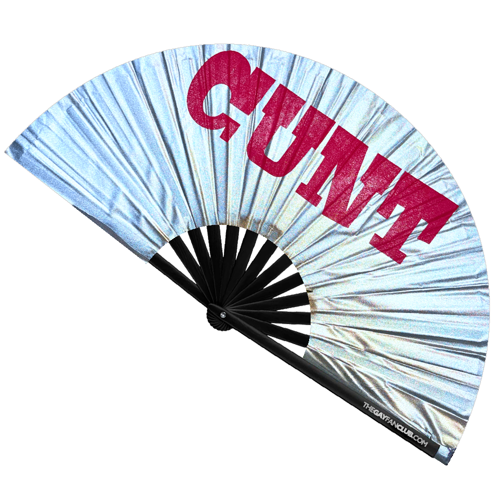 Clack Hand Fan - Cunt clack-hand-fan-cunt-front