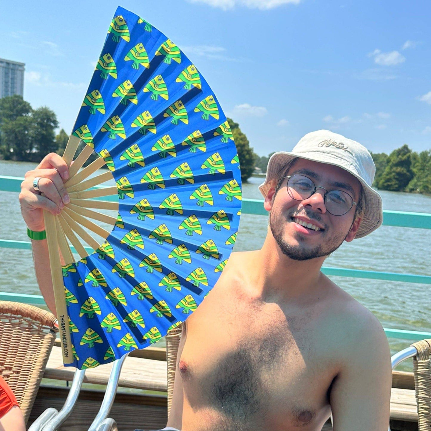 Clack Hand Fan - Go With The Flow clack-hand-fan-go-with-the-flow-the-gay-fan-club-lifestyle