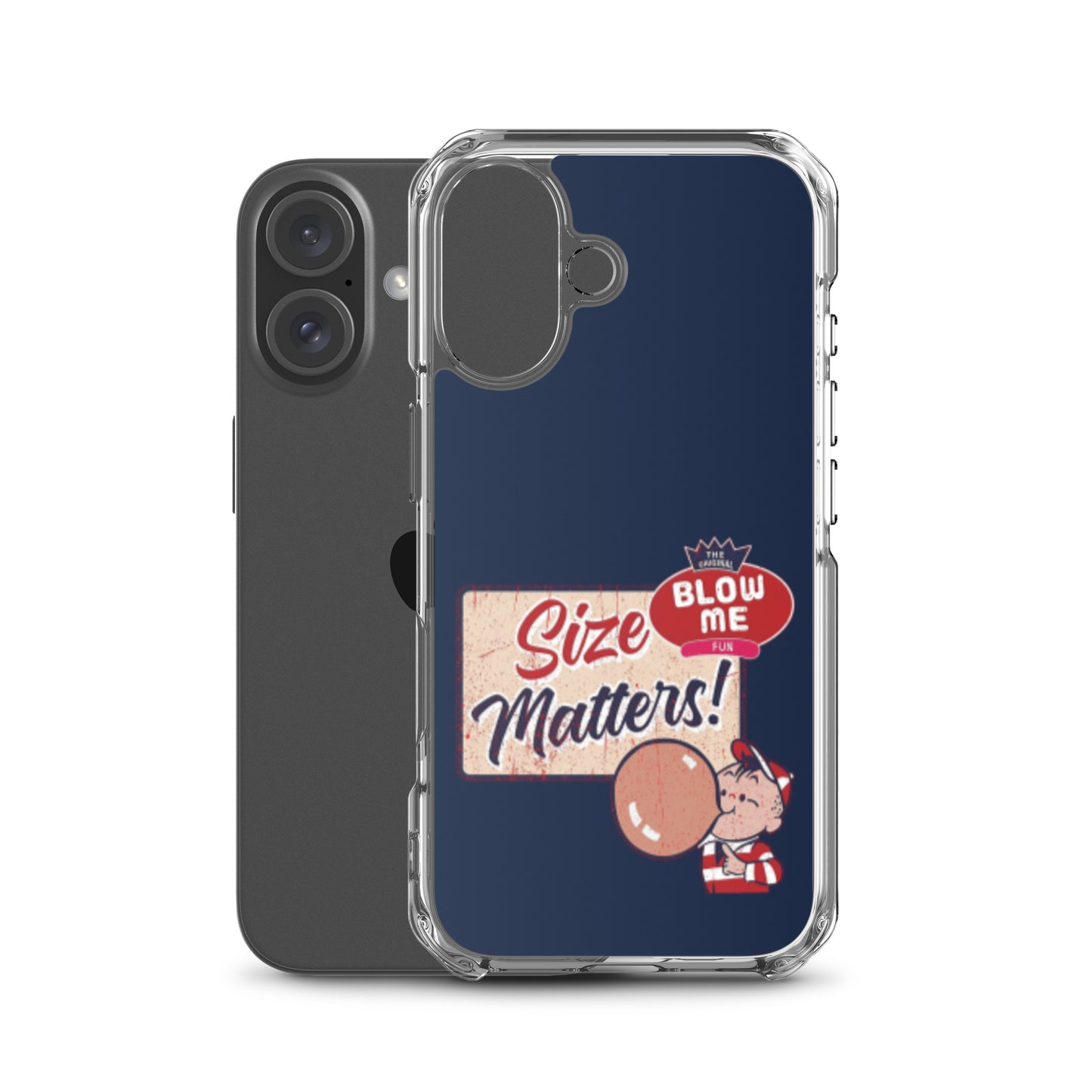 Size Matters Apple iPhone Cell Phone Case clear-case-for-iphone-iphone-16-case-with-phone-66f83ba4b585c