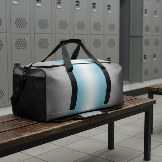 Demiboy Pride Weekender Duffel Bag in Ombre demiboy-pride-weekender-duffel-bag-in-ombre-right-front