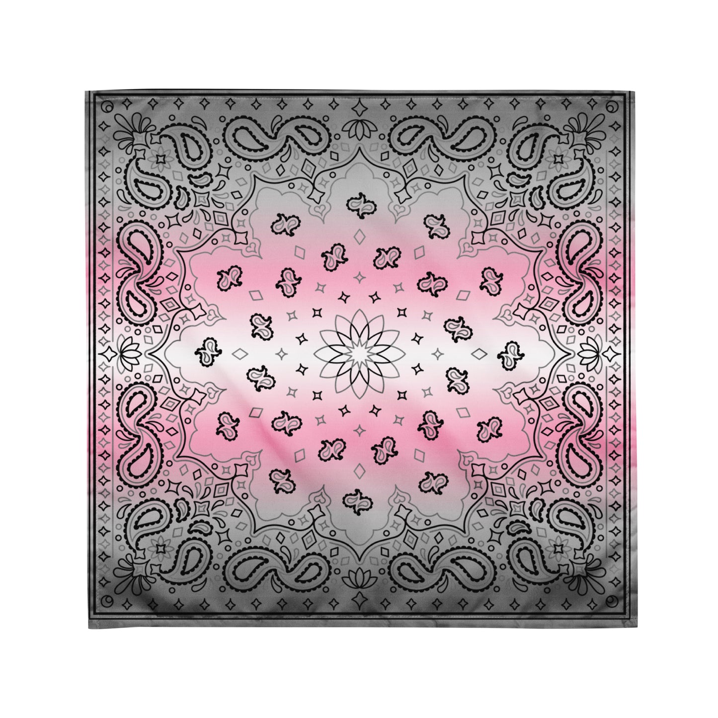 Demigirl Pride Paisley Bandana M Demigirl demigirl-pride-bandana-medium Bandana