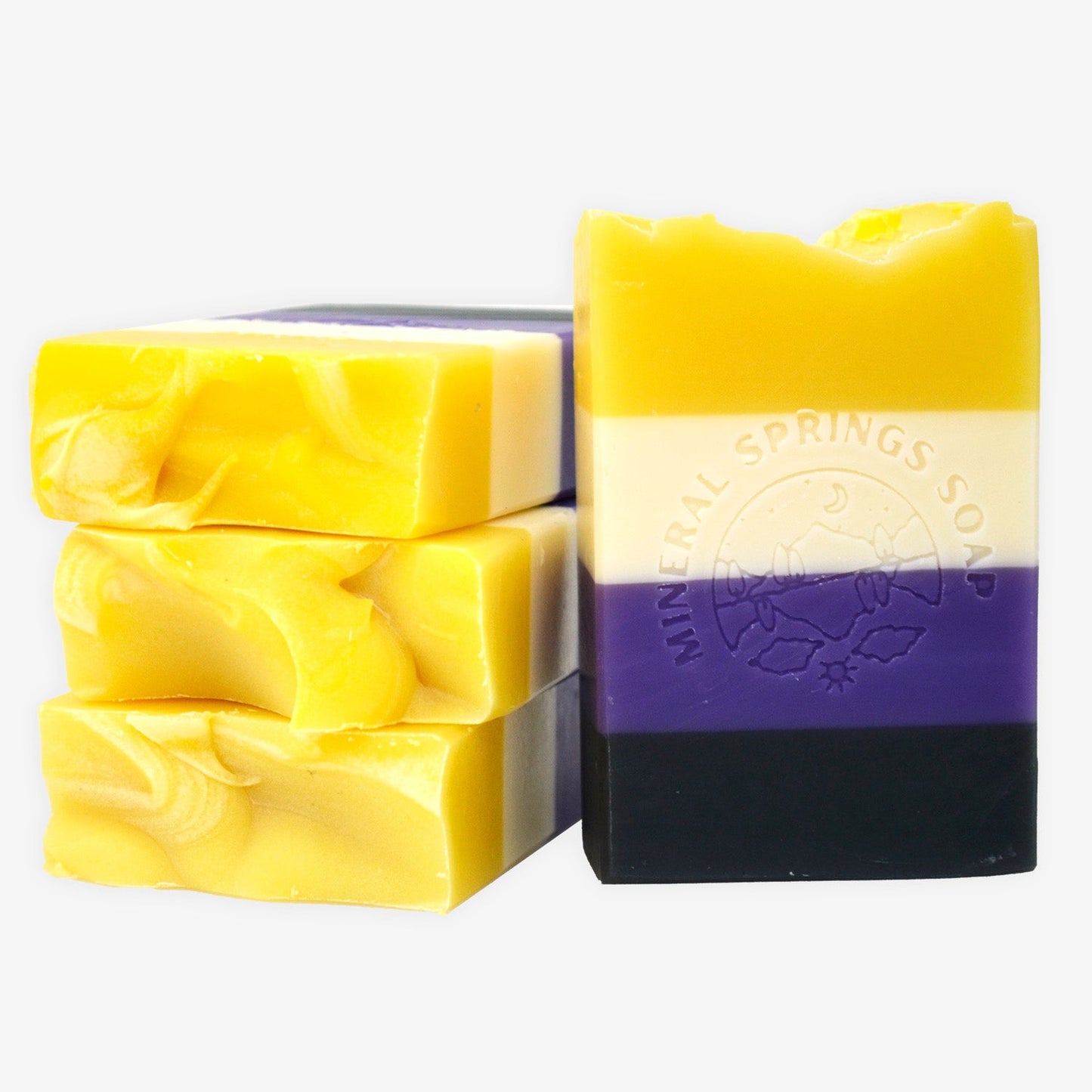 Enby Pride Handcrafted Soap - Jasmine Cucumber enby-pride-handcrafted-soap-jasmine-cucumber