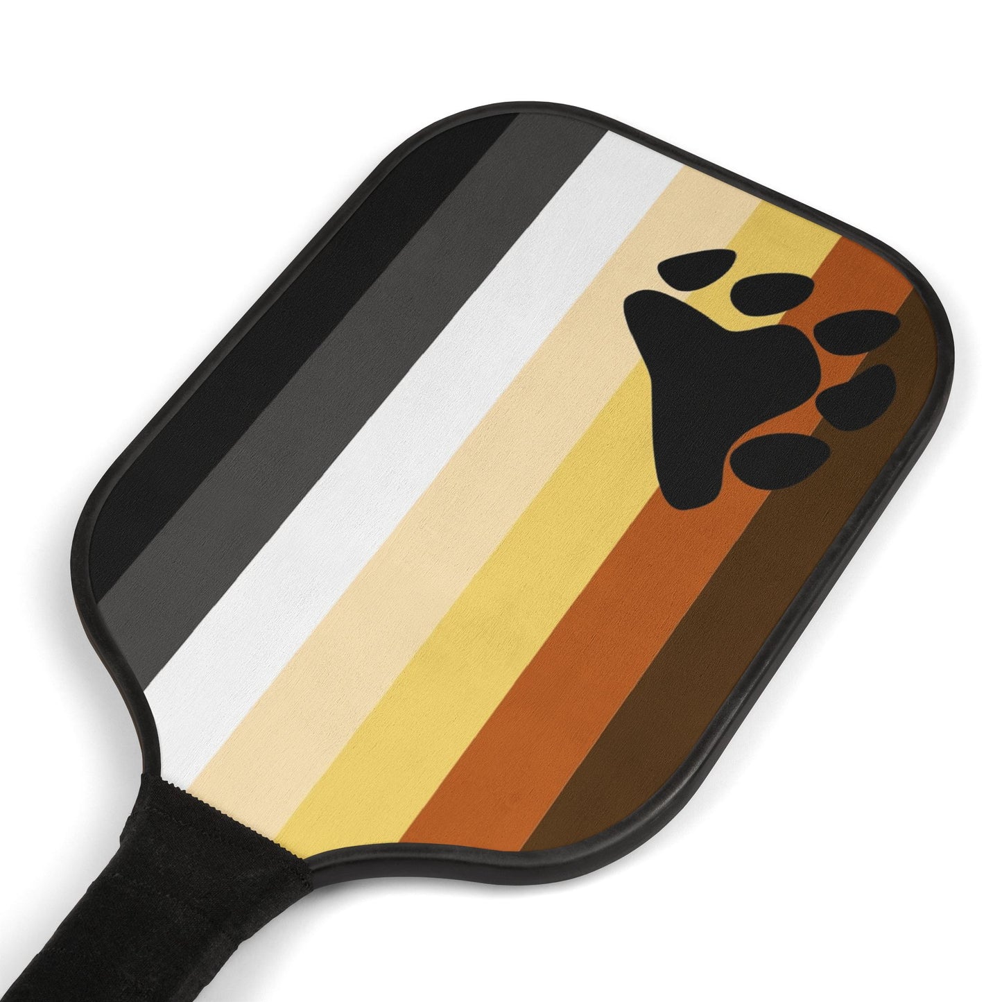 Gay Bear Pride Pickleball Paddle Set with Balls gay-bear-pride-pickleball-paddle-set-with-balls-detail