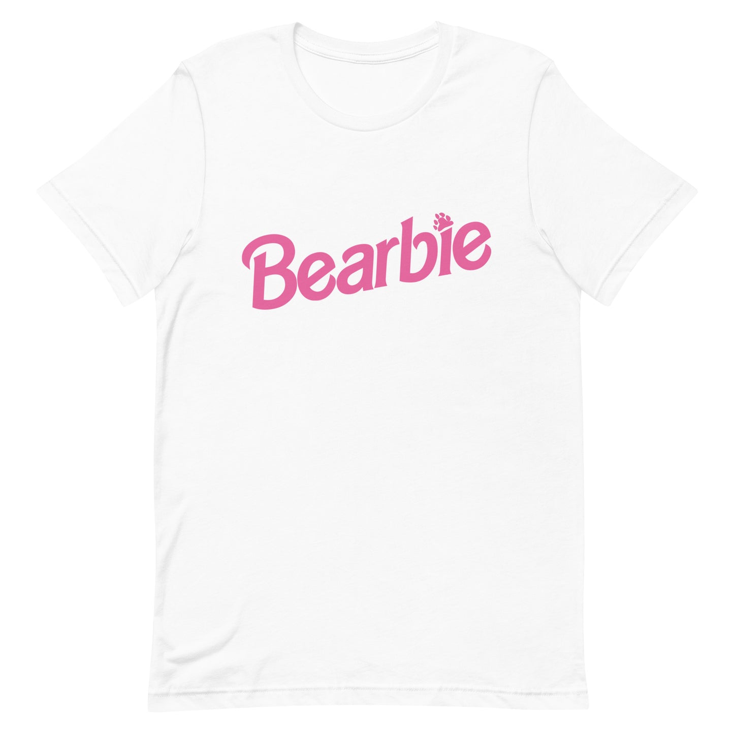 Gay Bear T-Shirt - Bearbie White Gay gay-bear-t-shirt-bearbie-white-front