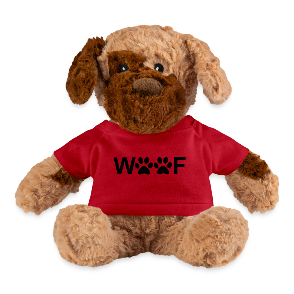 Plush Dog Stuffed Animal - Woof red gay-plush-dog-stuffed-animal-woof-red