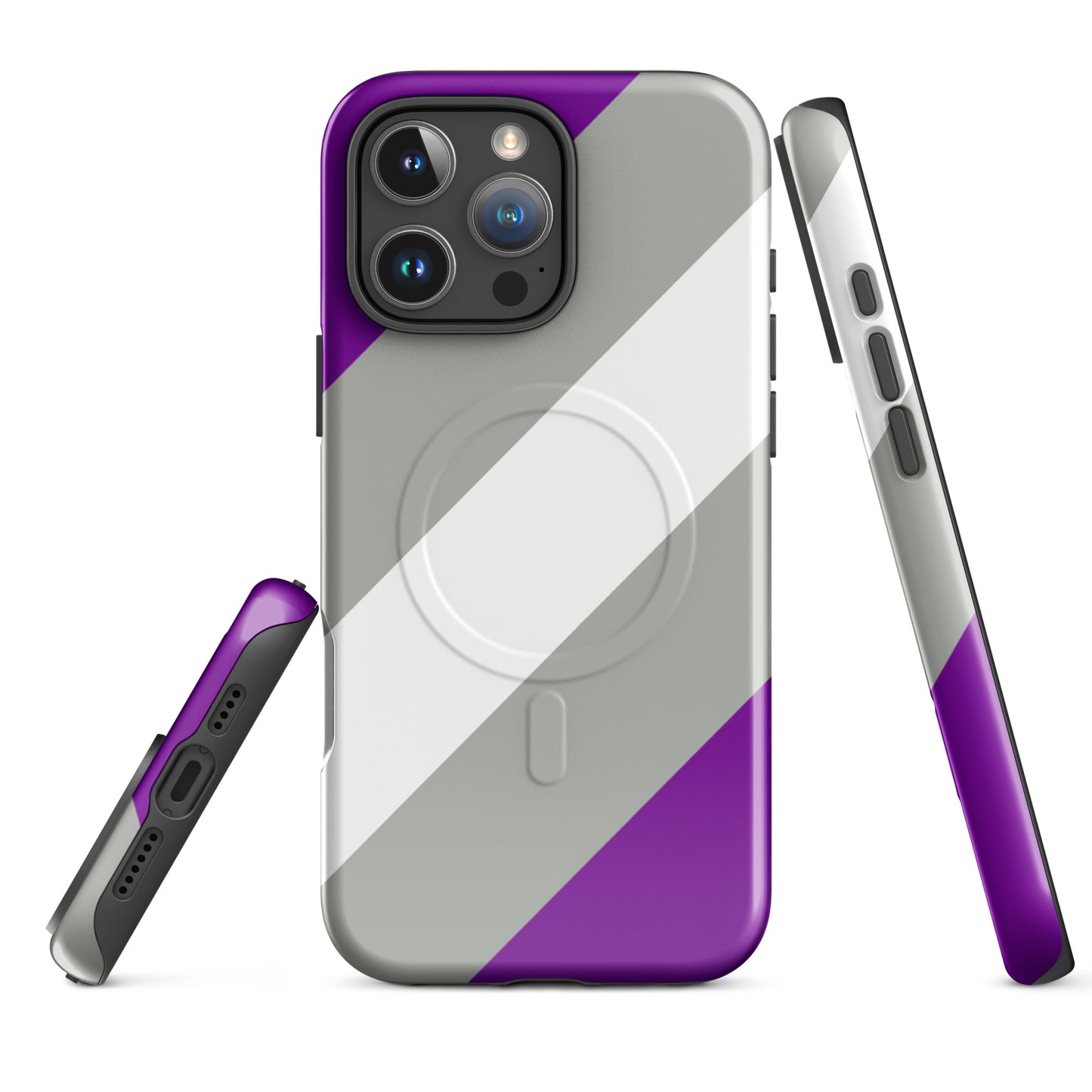 Greysexual Pride MagSafe® Tough Phone Case for Apple iPhone® iPhone 16 Pro Max Greysexual greysexual-pride-magsafe-tough-phone-case-for-apple-iphone-16-pro-max-front