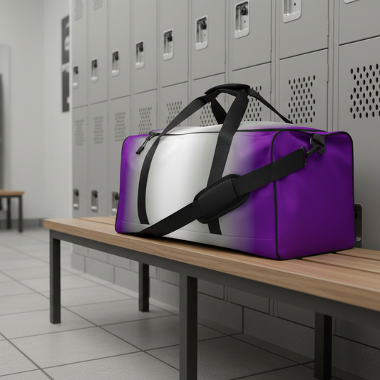 Greysexual Pride Weekender Duffel Bag in Ombre greysexual-pride-weekender-duffel-bag-in-ombre-left-front