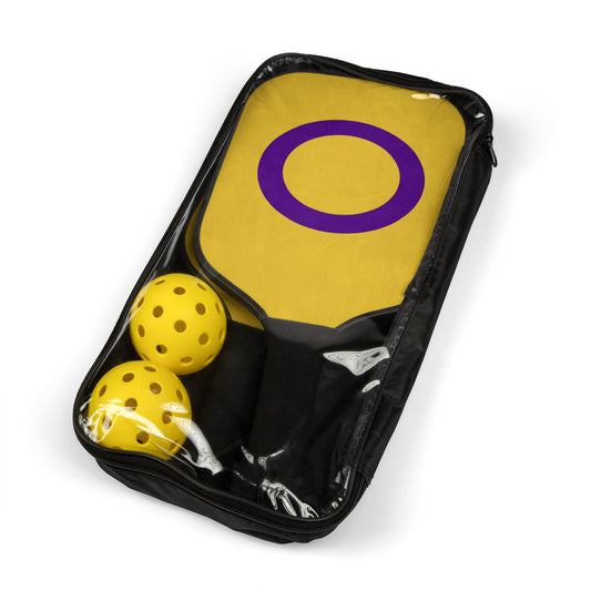 Intersex Pride Pickleball Paddle Set with Balls intersex-pride-pickleball-paddle-set-with-balls-package