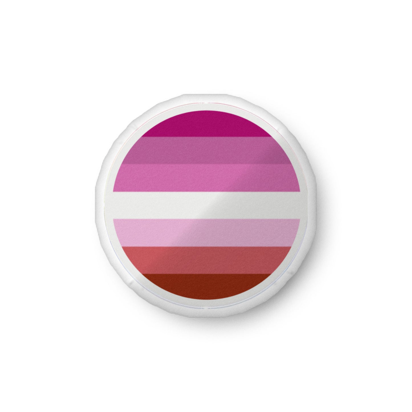 Lesbian Pride Circle Shaped Pillow 16″×16″ Lesbian lesbian-pride-circle-shaped-pillow-16x16-front