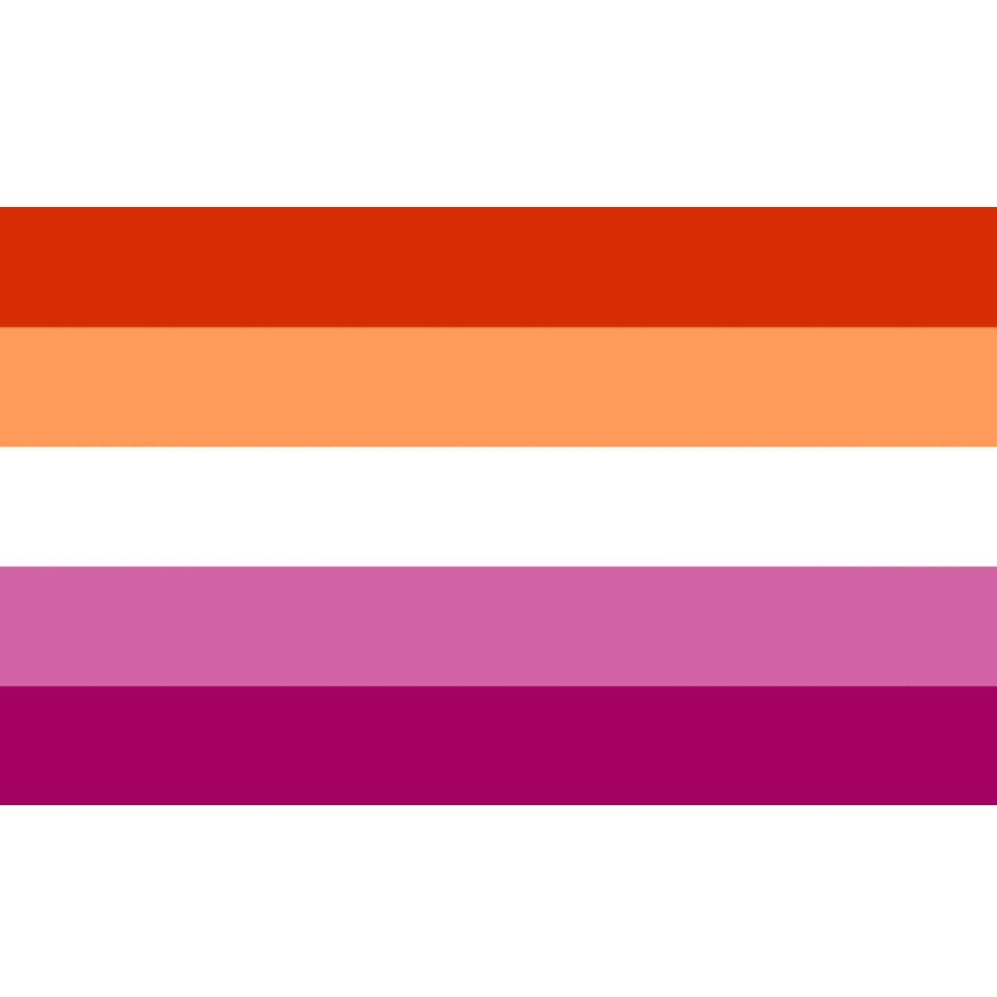 Lesbian Pride Flag 5 Stripe - 2x3 Lesbian lesbian-pride-flag-5-stripe-2x3