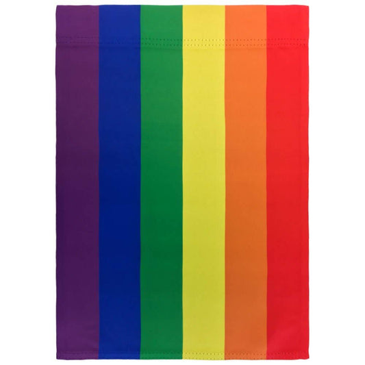 LGBTQ Pride Flag Rainbow Garden Flag 12x18 Pride Flags Only lgbtq-pride-flag-rainbow-garden-flag-12x18-flag-only Garden Flag