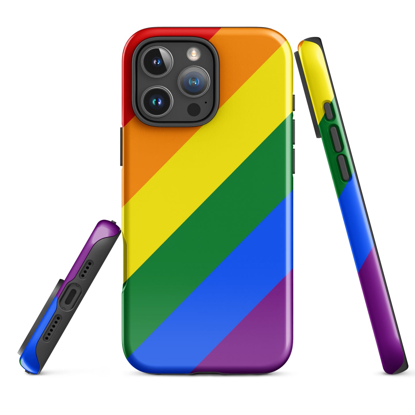 LGBTQ Pride Tough Case for Apple iPhone iPhone 16 Pro Max Pride lgbtq-pride-tough-mobile-cell-phone-case-for-apple-iphone-16-pro-max-front Mobile Phone Case
