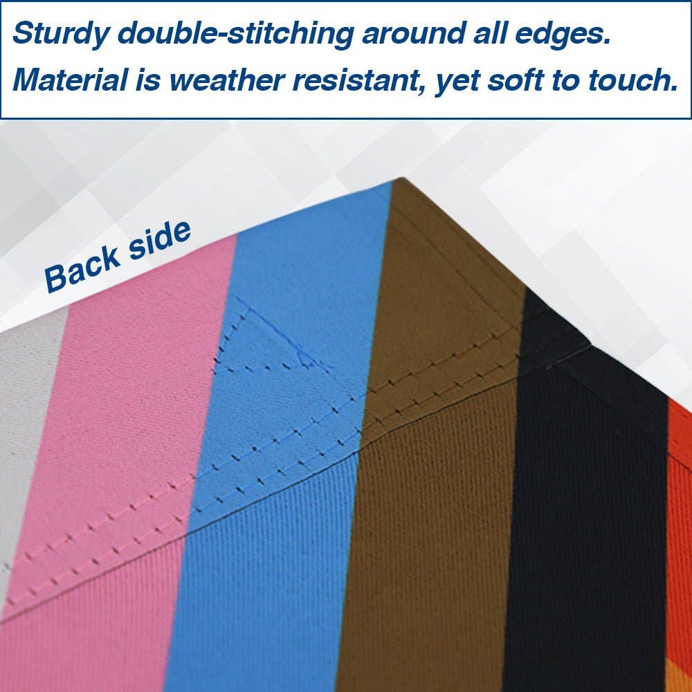 LGBTQ Progress Pride Garden Flag 12x18in lgbtq-progress-pride-garden-flag-12x18in-stitching Garden Flag