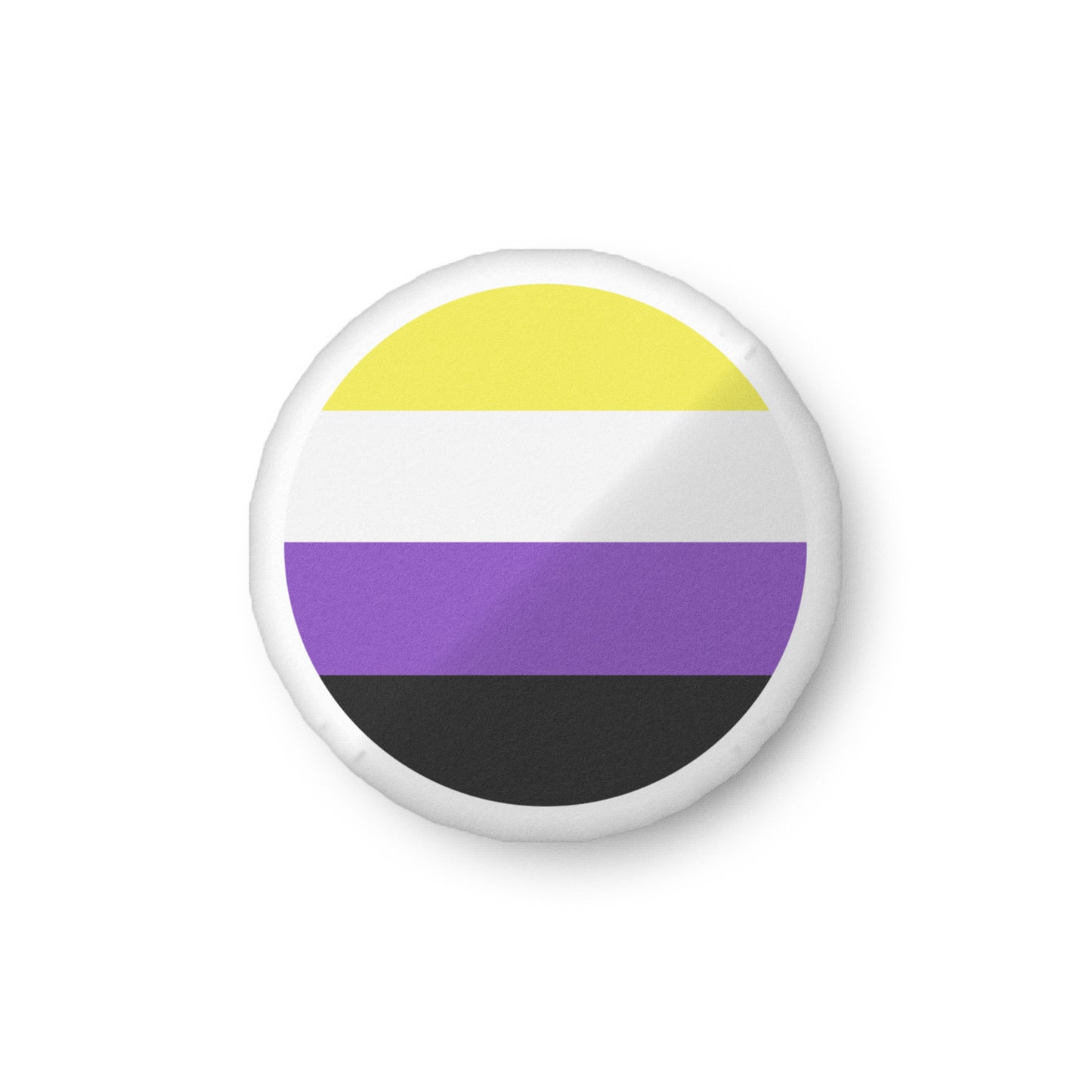 Nonbinary Enby Pride Circle Pillow 16″×16″ Nonbinary nonbinary-enby-pride-circle-pillow-16x16-front