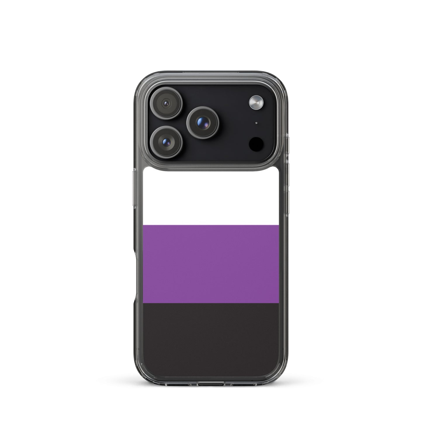 Apple iPhone 17 Pro phone case with Nonbinary enby pride flag design on white background