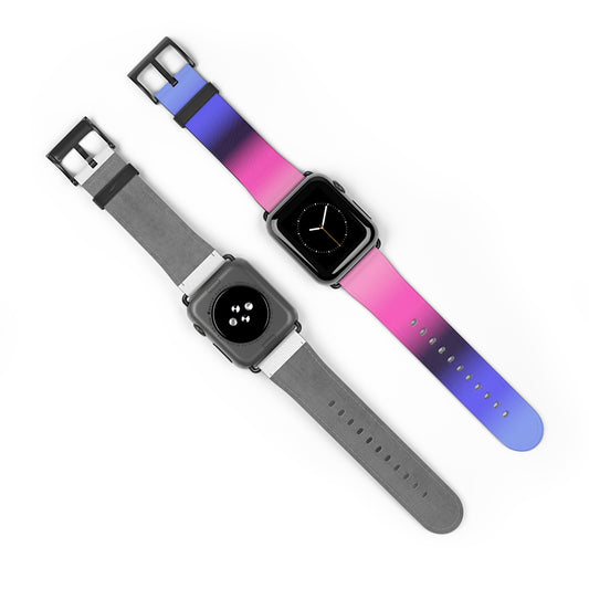 Omnisexual Pride Apple Watch Band Strap In Ombre front and back