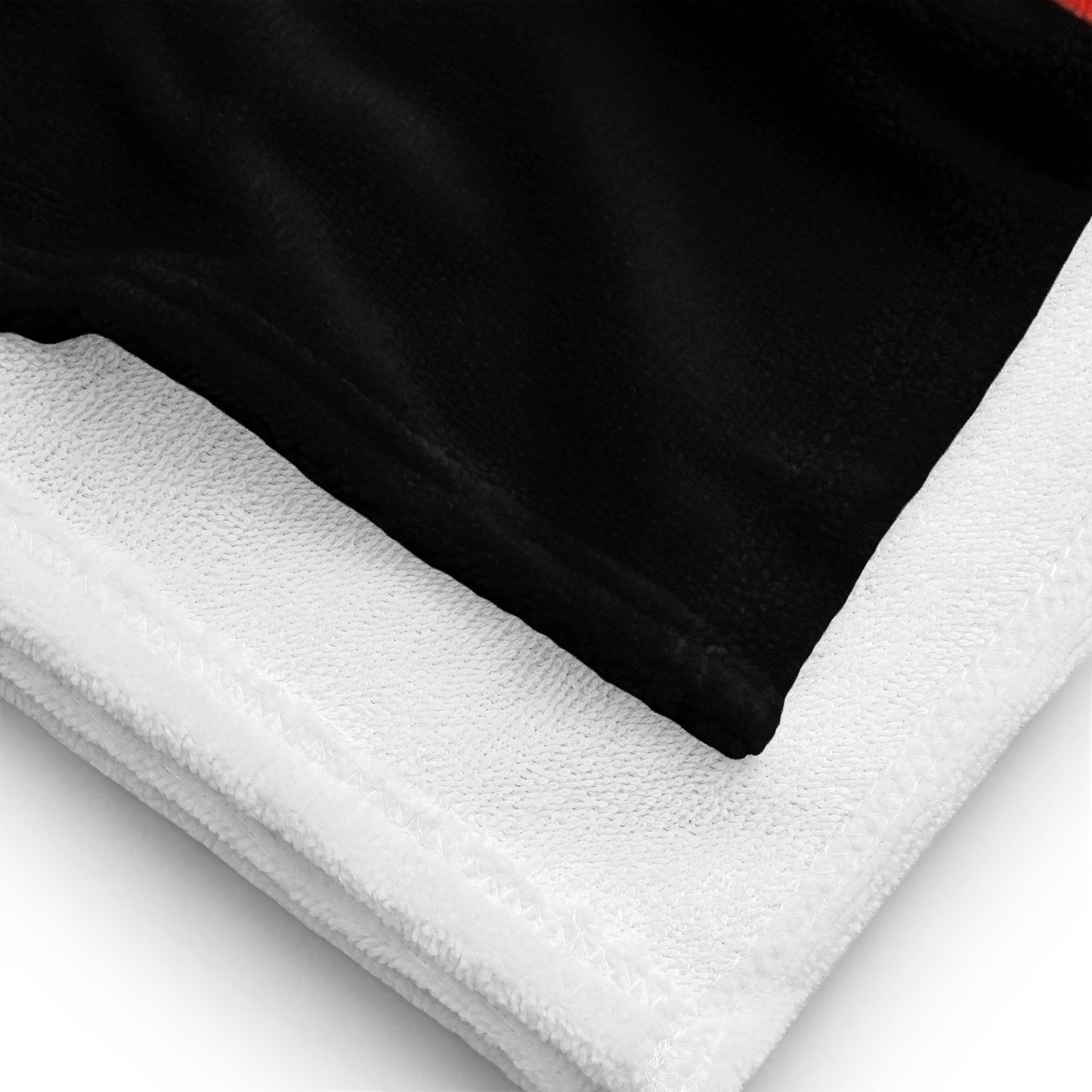 Polyamorous Pride Flag Beach Blanket Towel polyamory-pride-flag-beach-blanket-towel-details