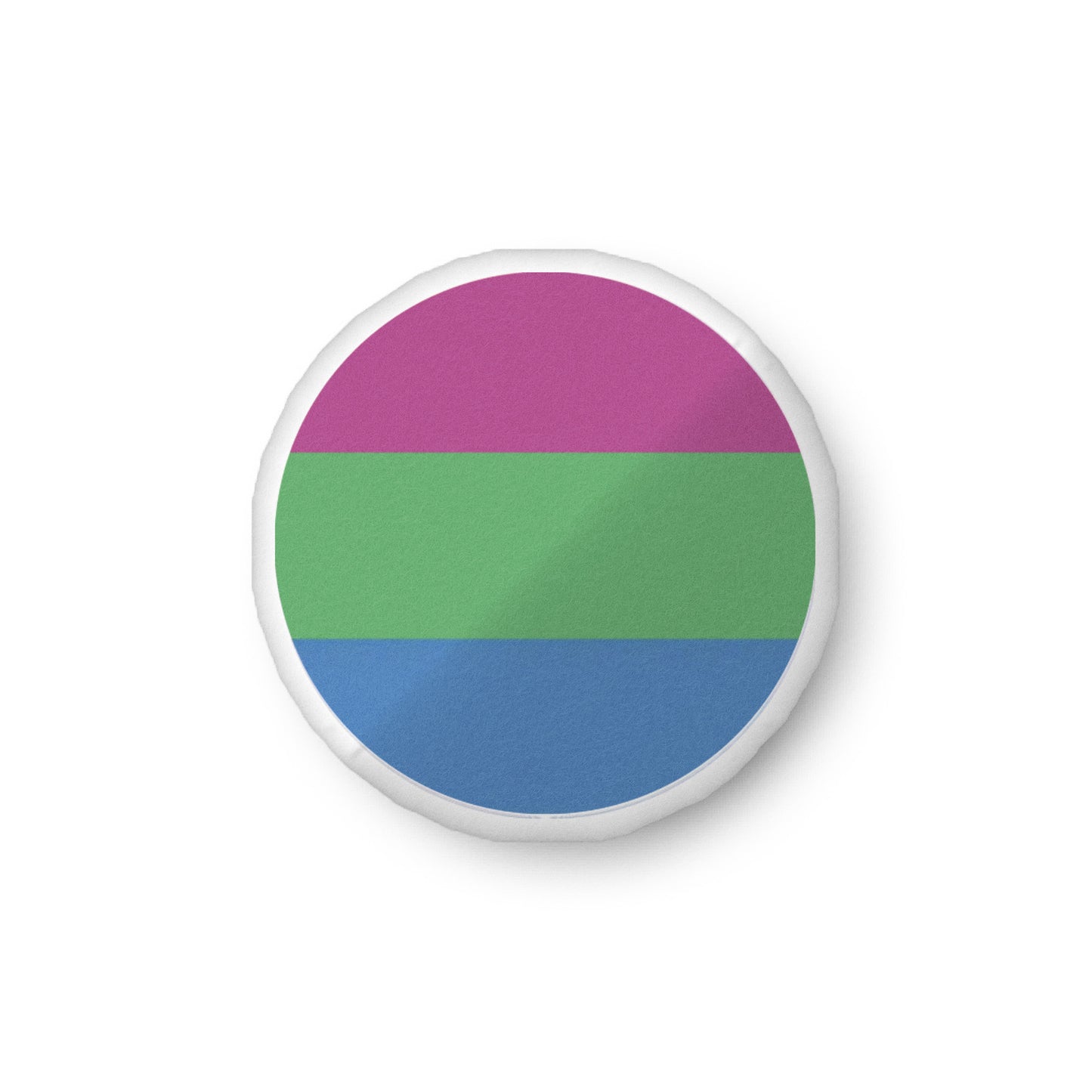 Polysexual Poly Pride Circle Shaped Pillow 16″×16″ Polysexual polysexual-poly-pride-circle-shaped-pillow-16x16-front