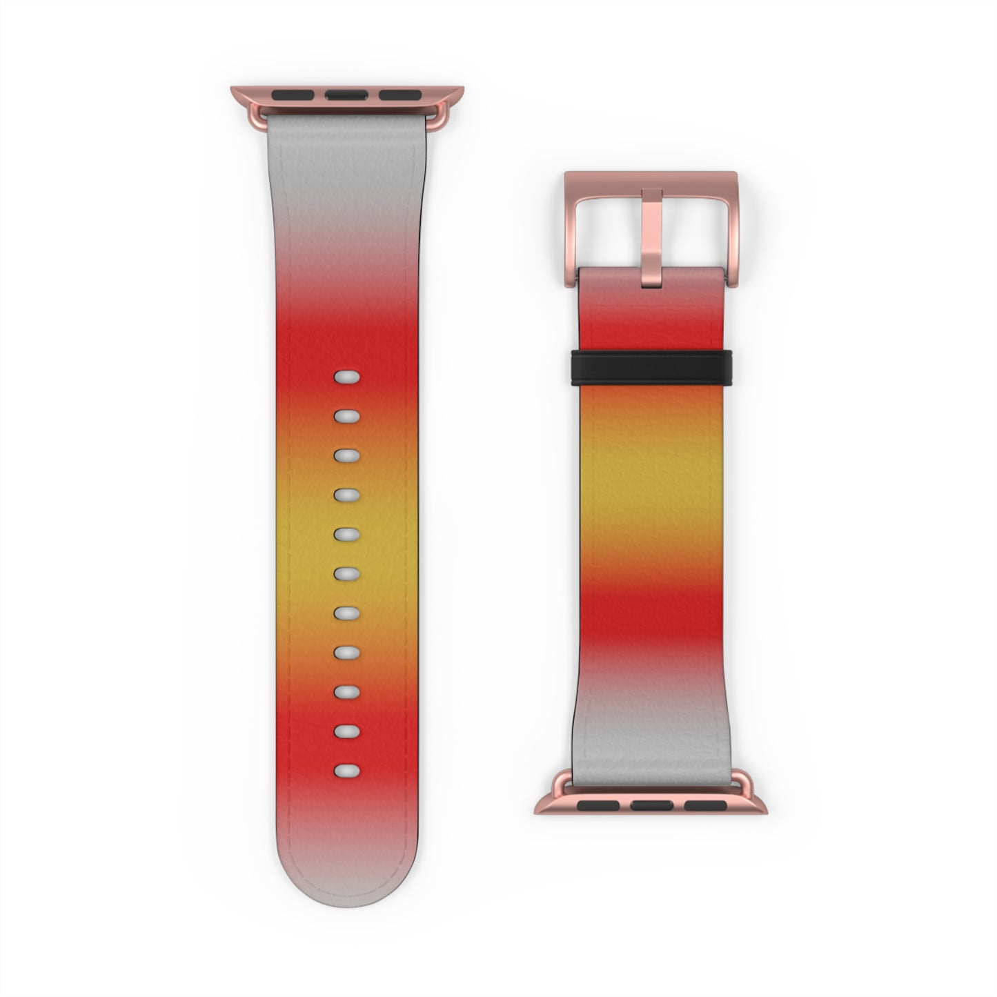 Proculsexual Pride Apple Watch Band Strap In Ombre 42 - 45 mm Rose Gold Matte