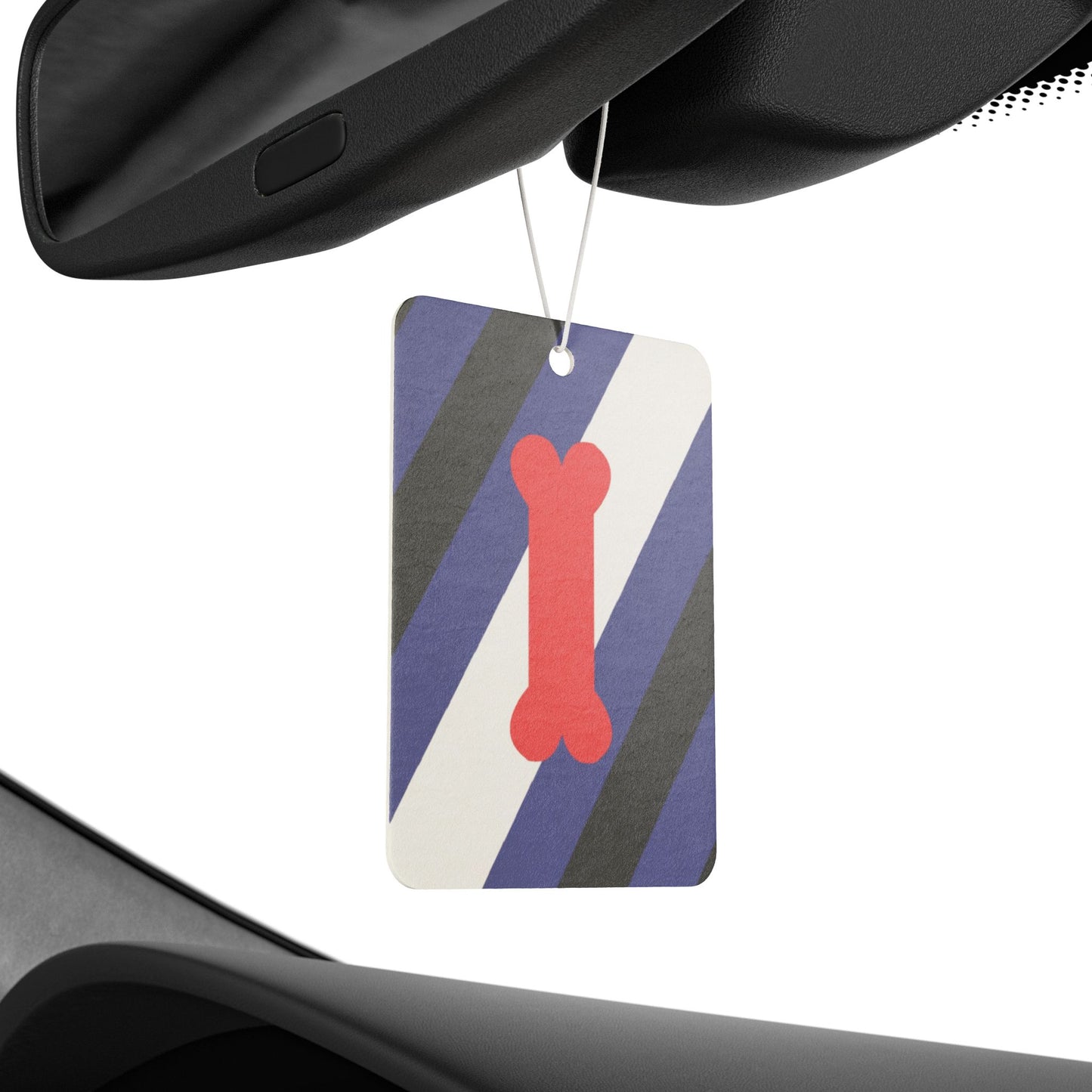 Pup Play Pride Flag Car Air Freshener pup-play-pride-flag-car-air-freshener-rearview-mirror