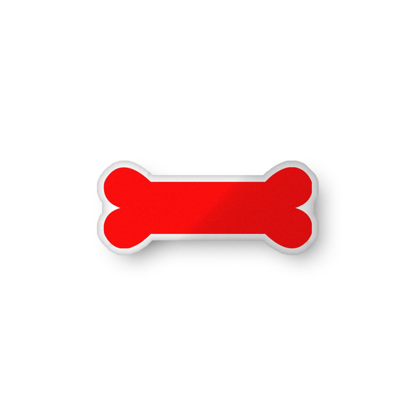 Puppy Pup Play Bone Shaped Pillow 16″×16″ puppy-pup-play-bone-shaped-pillow-16x16-front