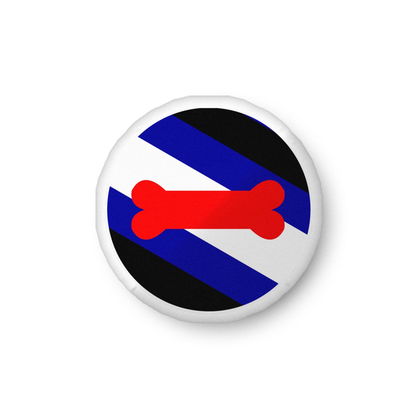 Puppy Pup Play Circle Shaped Pillow 16″×16″ puppy-pup-play-circle-shaped-pillow-16x16-front