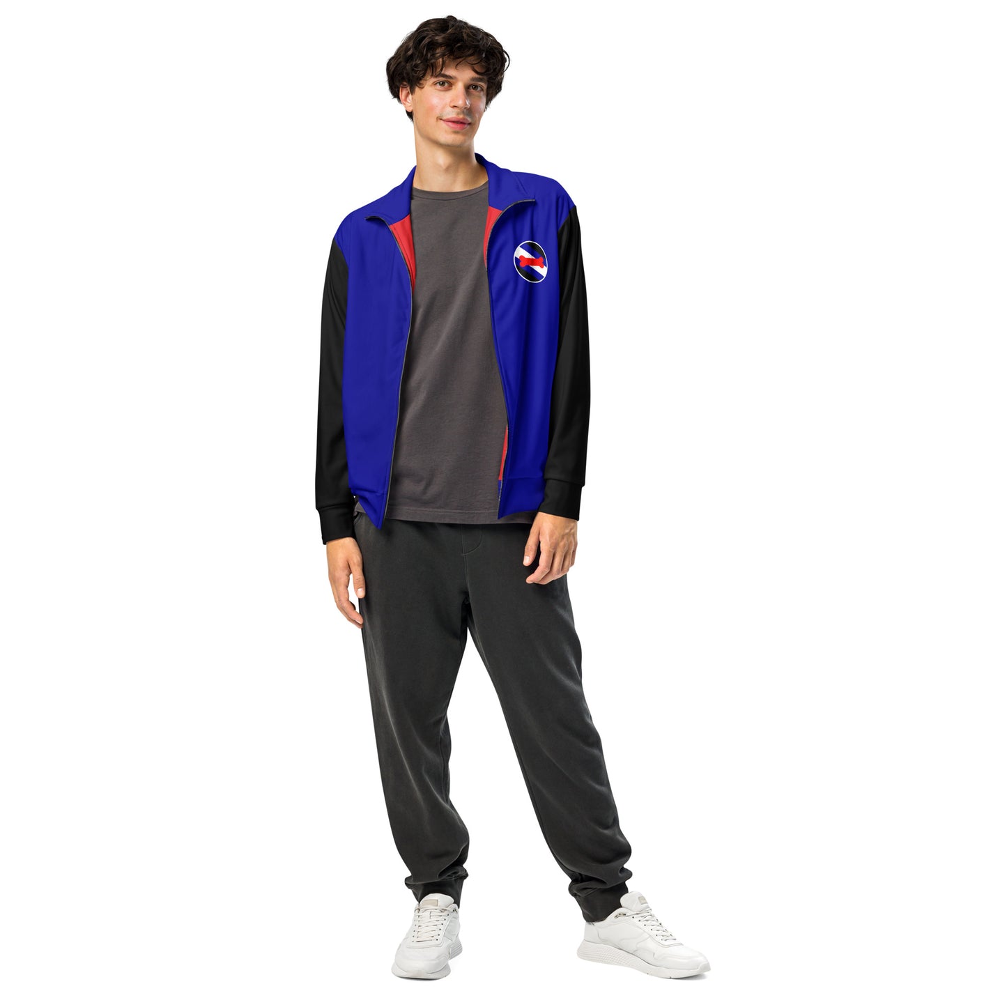 Puppy Pup Play Track Jacket - Unisex puppy-pup-play-track-jacket-unisex-model-front