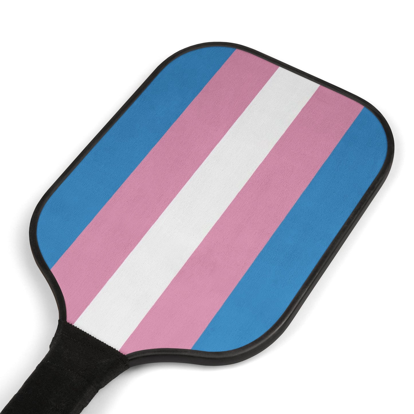 Transgender Trans Pride Pickleball Paddle Set with Balls transgender-trans-pride-pickleball-paddle-set-with-balls-details