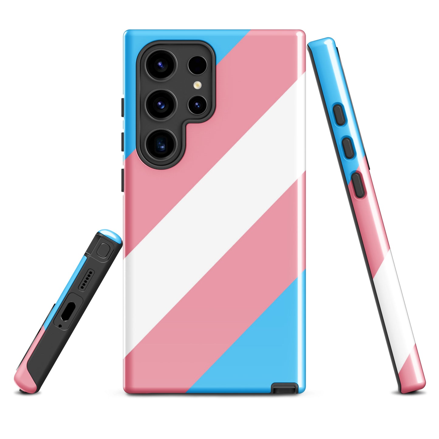 Transgender Trans Pride Tough Cell Phone Case for Samsung Galaxy Samsung Galaxy S24 Ultra Transgender transgender-trans-pride-tough-mobile-cell-phone-case-for-samsung-galaxy-s24-ultra-front