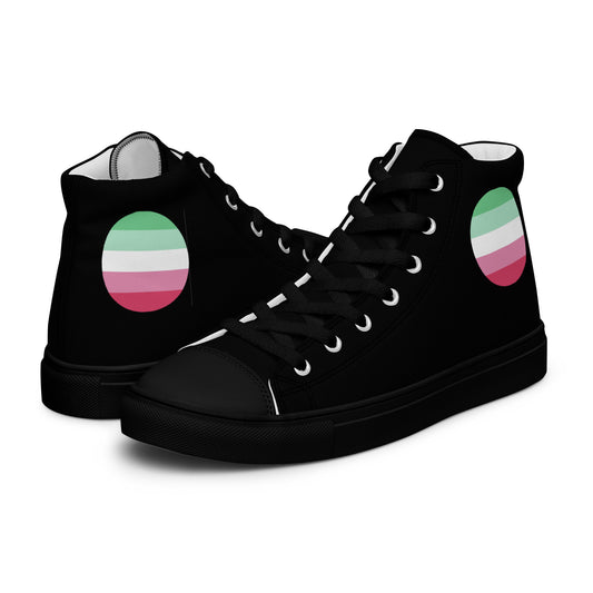 Abrosexual Women’s High Top Canvas Athletic Shoes Black Abrosexual womens-high-top-canvas-shoes-black-left-657f8da8cc175 High Top Shoes