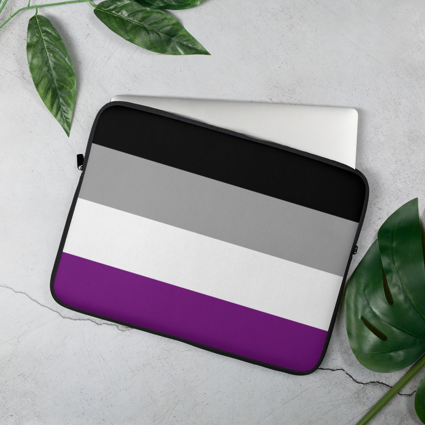 Asexual Ace Pride Flag Laptop Sleeve asexual-ace-pride-flag-laptop-sleeve-15-front-lifestyle