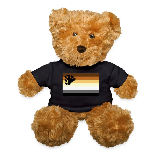 Gay Bear Pride Flag Plush Teddy Bear Stuffed Animal Black Gay gay-bear-pride-flag-plush-teddy-bear-stuffed-animal-black
