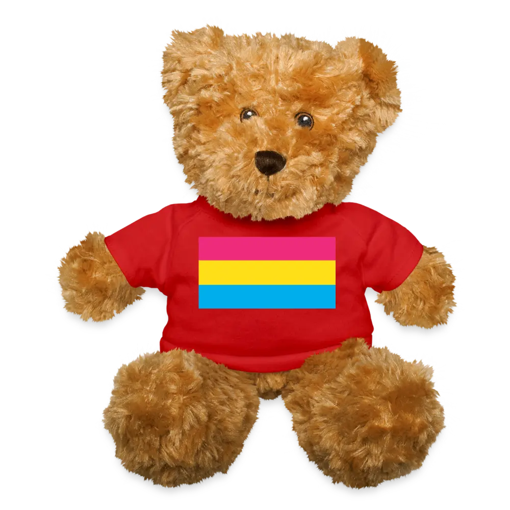 Pansexual Pan Pride Flag Plush Teddy Bear Stuffed Animal Red Pansexual pansexual-pan-pride-flag-plush-teddy-bear-stuffed-animal-red