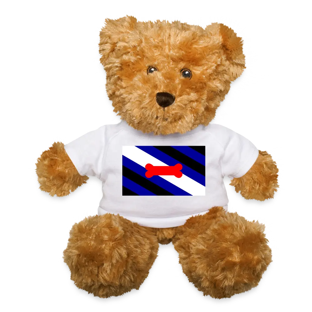 Puppy Play Pride Flag Plush Stuffed Animal Teddy Bear White puppy-pup-play-pride-flag-plush-stuffed-animal-teddy-bear-white Plush
