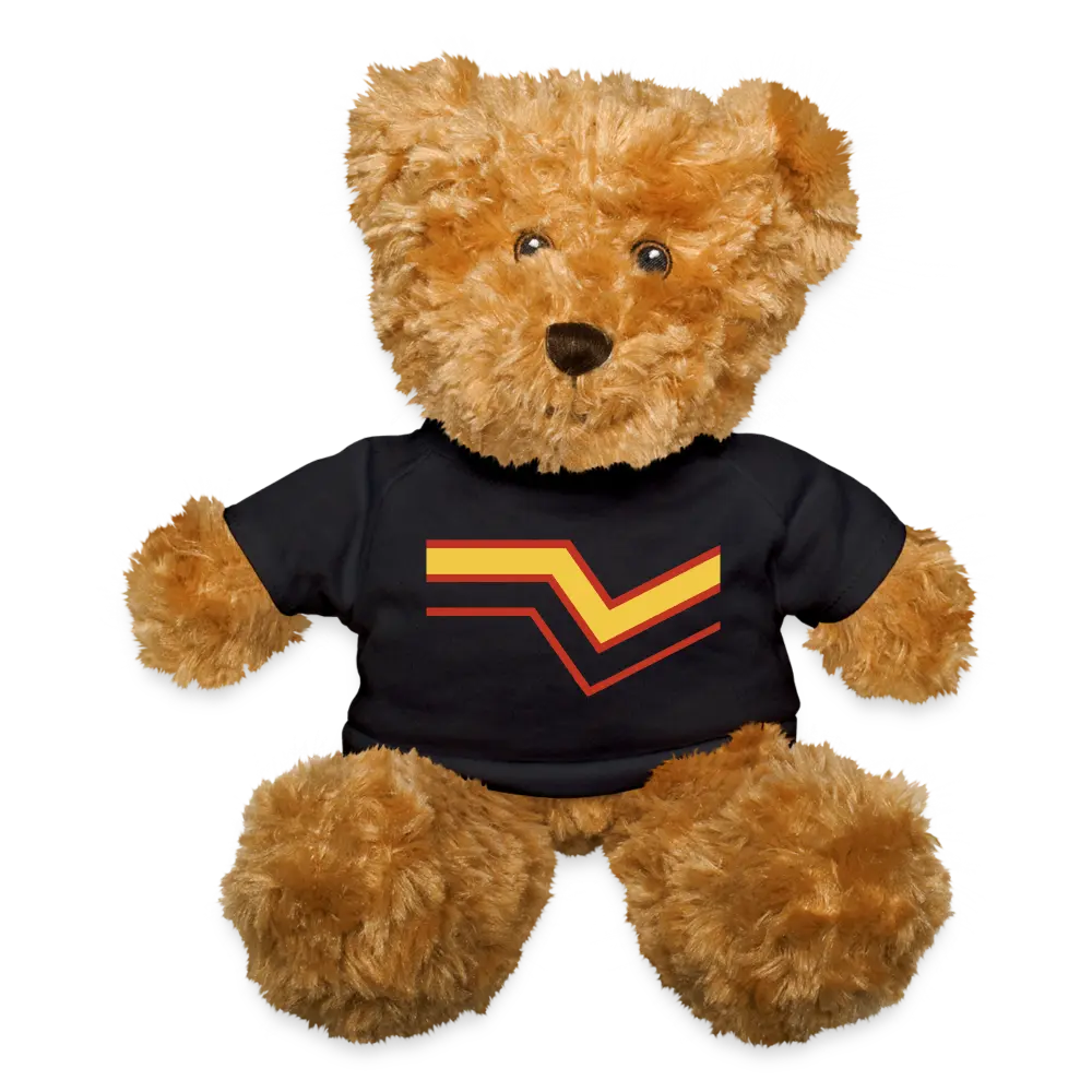 Rubber Latex Pride Flag Plush Teddy Bear Stuffed Animal Black rubber-latex-pride-flag-plush-teddy-bear-stuffed-animal-black