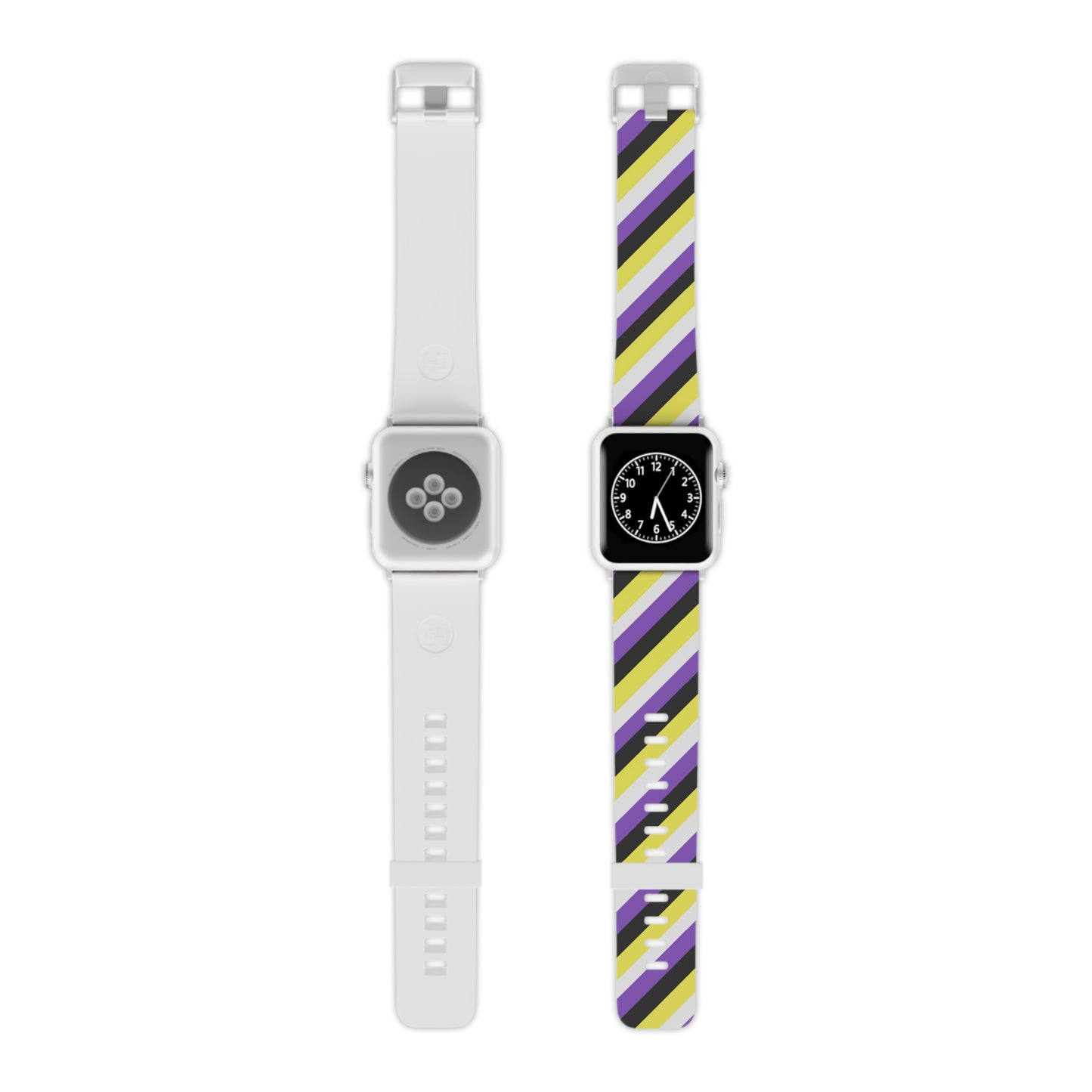 Nonbinary Enby Pride Watch Band for Apple Watch with Stripes 10895977397823218296_2048