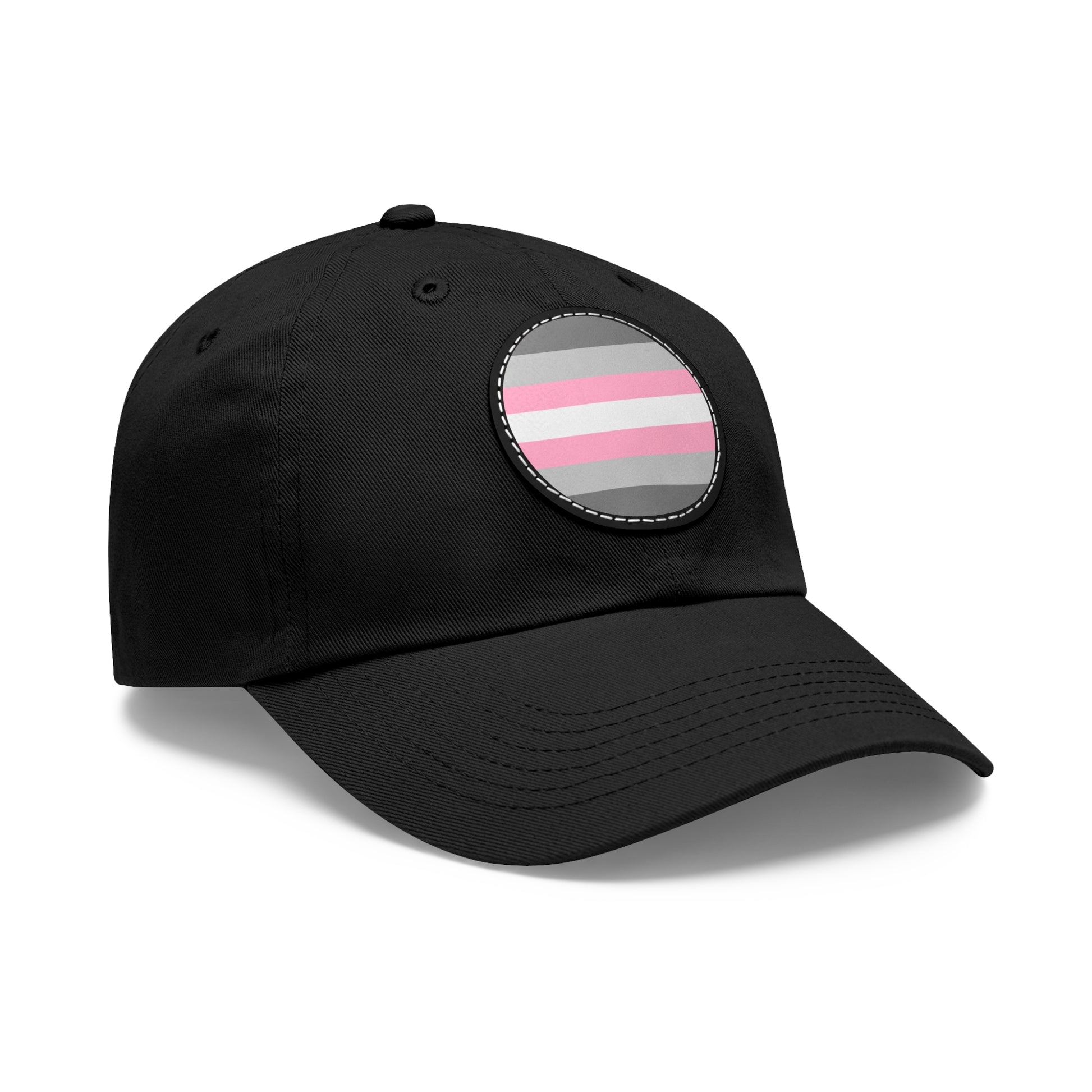 Demigirl Pride Hat with Round Patch 11188123119536269503_2048