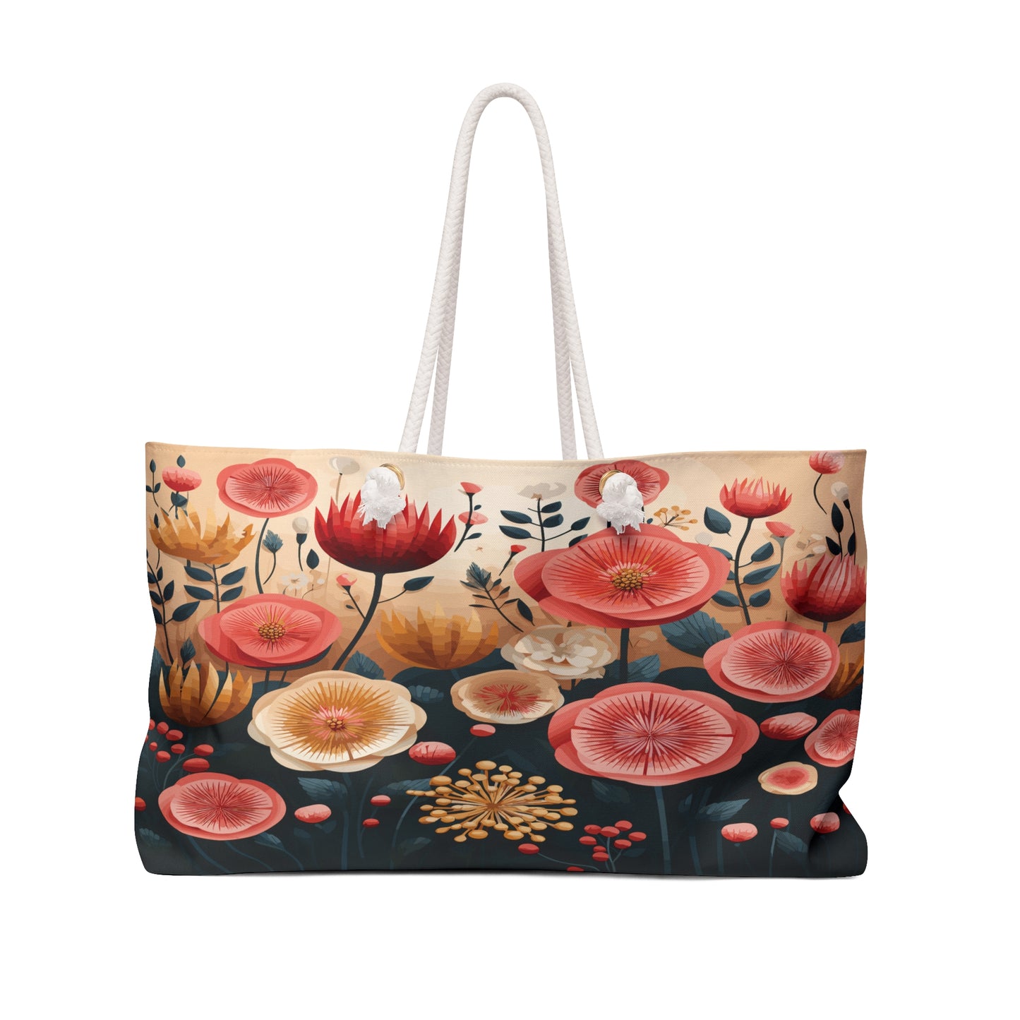 Poppy Fields Weekender Bag 24" × 13" 11199243215806713193_2048