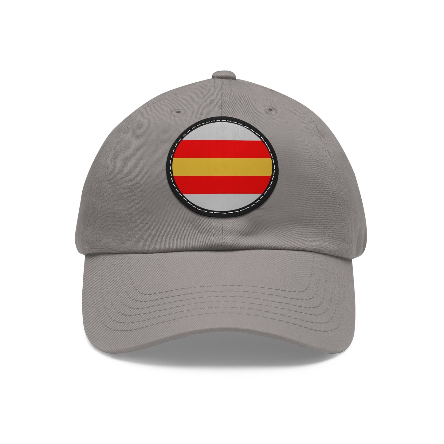 Proculsexual Pride Hat with Round Patch Grey Black patch One size Proculsexual 12405939179841086837_2048