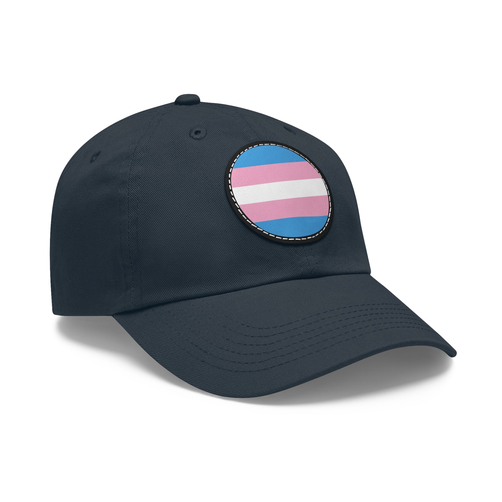 Transgender Trans Pride Hat with Round Patch 12449255445778979486_2048